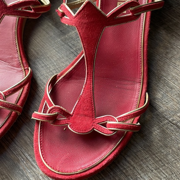 Chanel Red Sandals - Picture 3 of 11